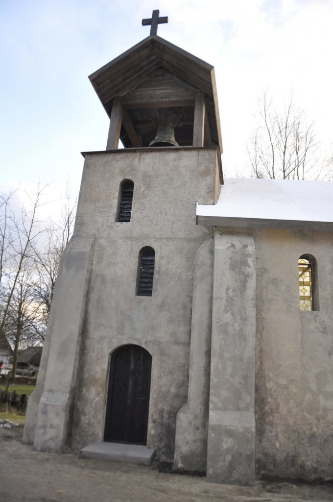 Decor kerk voor film: 'De Sint'